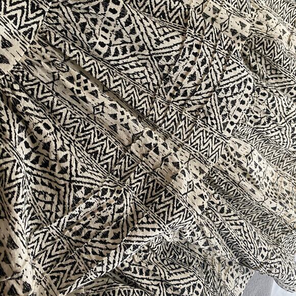 Vtg 80s 90s NOS Two Potato Artsy Midi Tiered Muumuu Dress M Resort Wear Cotton - Picture 11 of 16